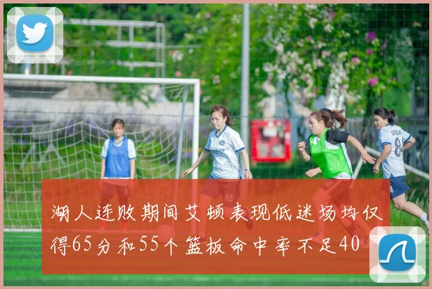 湖人连败期间艾顿表现低迷场均仅得65分和55个篮板命中率不足40